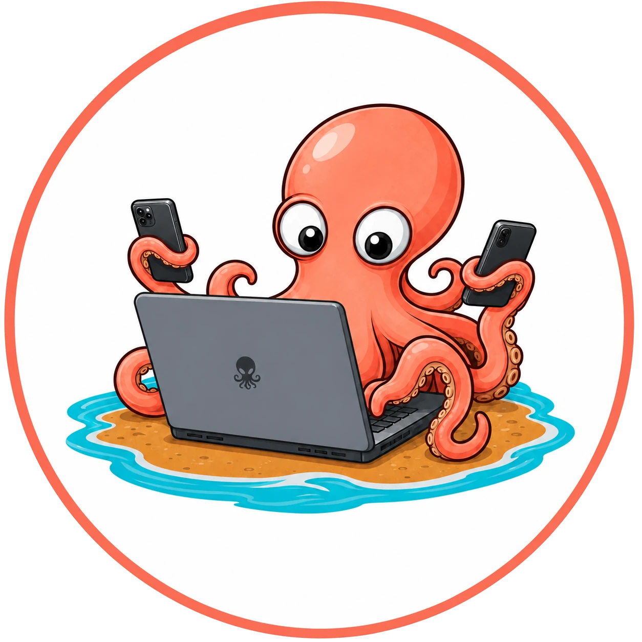 Oggie with custom app phones — Tide Tech