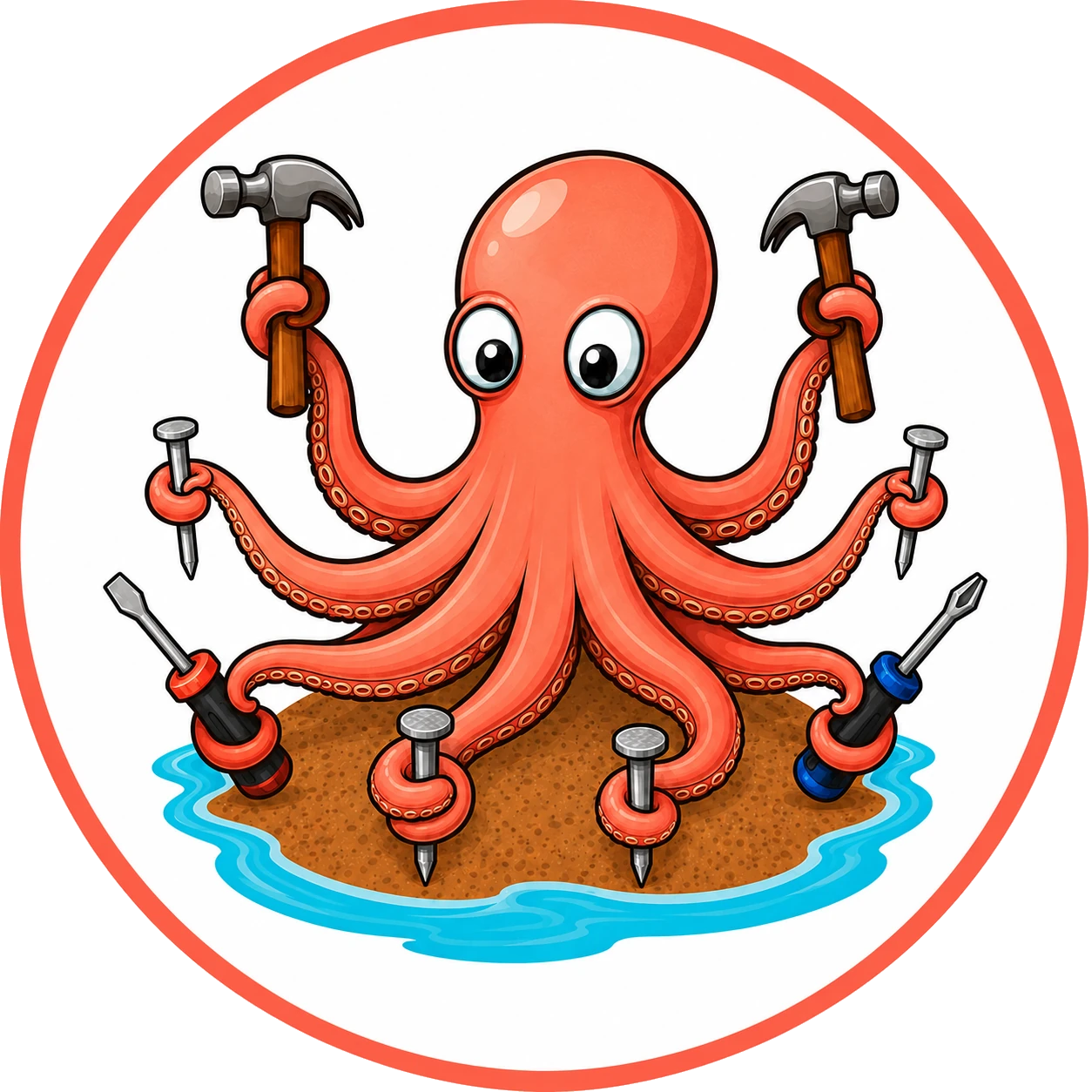 Oggie with tools — Tide Sites